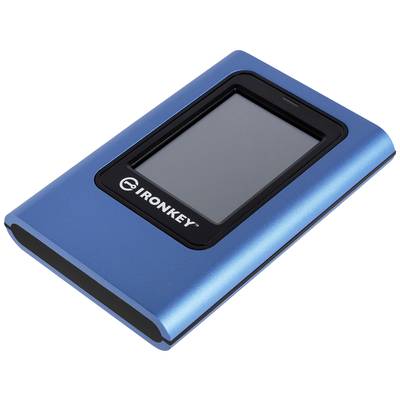 Kingsong IronKey Vault Privacy 80 960 GB Extern hårddisk 3.5" USB-C® Blå IKVP80ES/960G