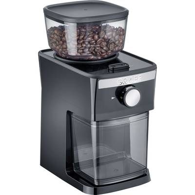 Graef CM252 CM252EU Kaffekvarn Svart Kvarn i rostfritt stål