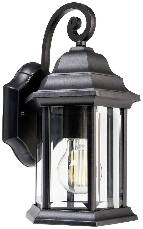 Deko Light Saiph 341244 Väggbelysning E27    Svart, Genomskinlig