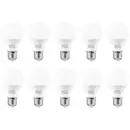 Sygonix SY-5237740 LED-lamp EEK E (A - G) E27 7.3 W = 60 W Varmvit (Ø x H) 60 mm x 105 mm ej dimbar 10 st