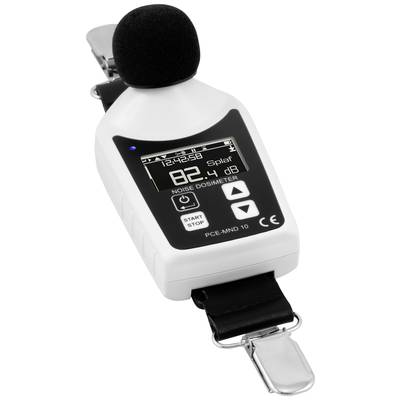 PCE Instruments Ljudnivåmätare Nivåövervakning enligt DIN 15905-5, Datalogger 70 - 140 dB 31.5 Hz - 8 kHz Seriellt gräns