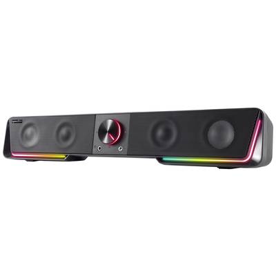 SpeedLink Gravity RGB Soundbar Svart Bluetooth®, Högtalarebelysning