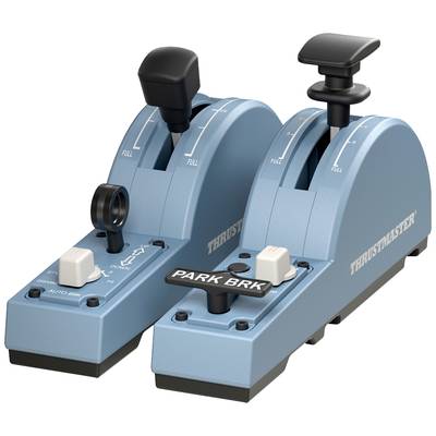 Thrustmaster TCA Quadrant Add-On Airbus Edition Flygsimulator broms-- och landningsklaffar PC Blå