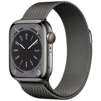   Apple  Watch Series 8  GPS + Cellular  41 mm  Rostfritt stål  Grafit  Milanese Loop  Grafit  