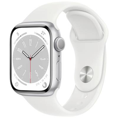   Apple  Watch Series 8  GPS  41 mm  Aluminum  Silver  Sport  Vit  