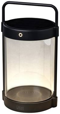 Konstsmide Crotone schwarz 7822-750 Solcells-utomhusväggbelysning  LED LED fast installerad 2 W Svart