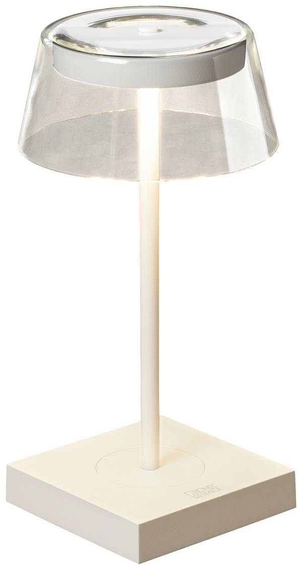 Konstsmide 7816-250 Scilla weiss LED-utomhusbordslampa  2.5 W Varmvit  Vit