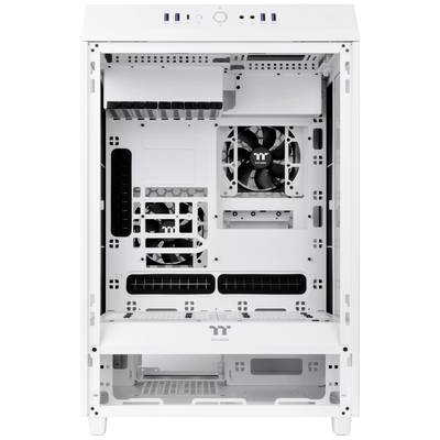 Thermaltake CA-1X1-00M6WN-00 Full Tower Datorchassi Vit LCS Kompatibel, Sidofönster, Lämplig för DIY vattenkylning, Lämp