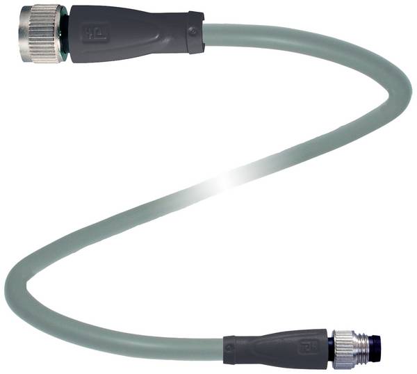 Pepperl+Fuchs 203365 Sensor/ställdon-kontakt, konfektionerad M12 x 1 rak 10 m Antal poler (RJ): 3, 3 1 st