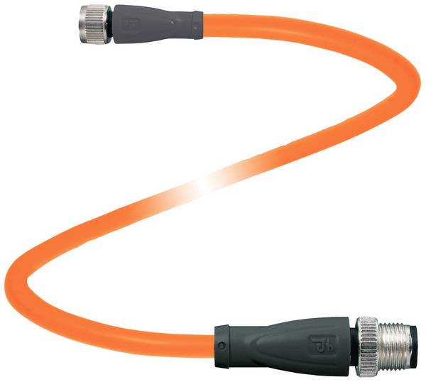 Pepperl+Fuchs 317169 Sensor/ställdon-kontakt, konfektionerad 2 m Antal poler (RJ): 4, 4 1 st