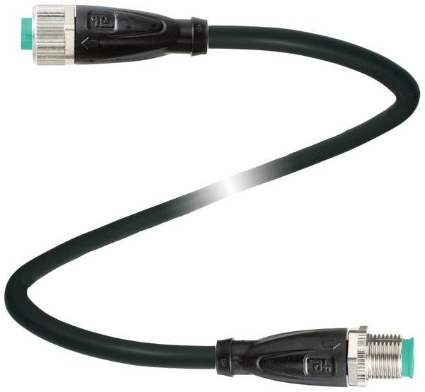 Pepperl+Fuchs 240775-0019 Sensor/ställdon-kontakt, konfektionerad M12 x 1 rak 20 m Antal poler (RJ): 4, 4 1 st