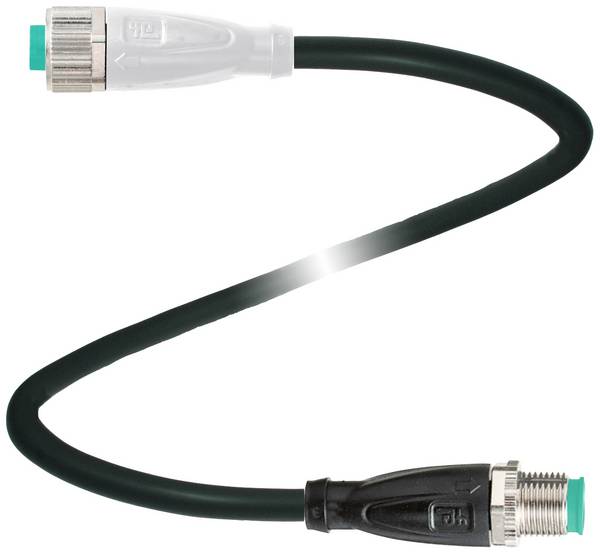 Pepperl+Fuchs 240779-0002 Sensor/ställdon-kontakt, konfektionerad M12 x 1 3 m Antal poler (RJ): 3, 3 1 st Piece