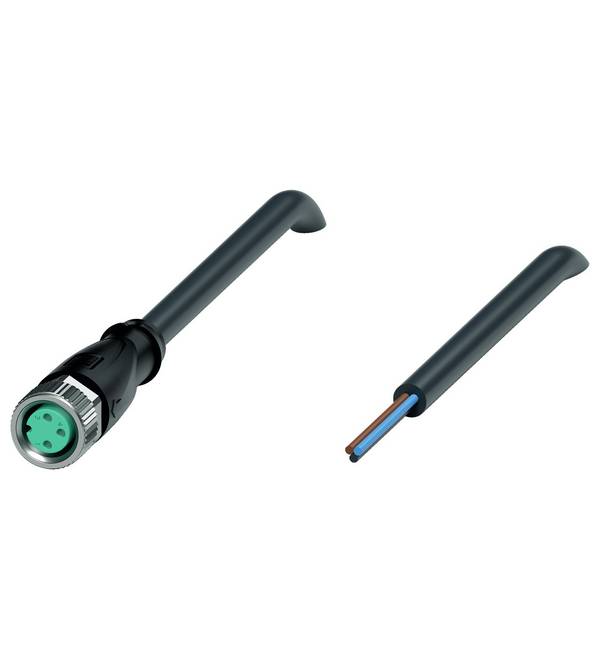 Pepperl+Fuchs 240799-0013 Sensor/ställdon-kontakt, konfektionerad M8 x 1 15 m Antal poler (RJ): 3 1 st
