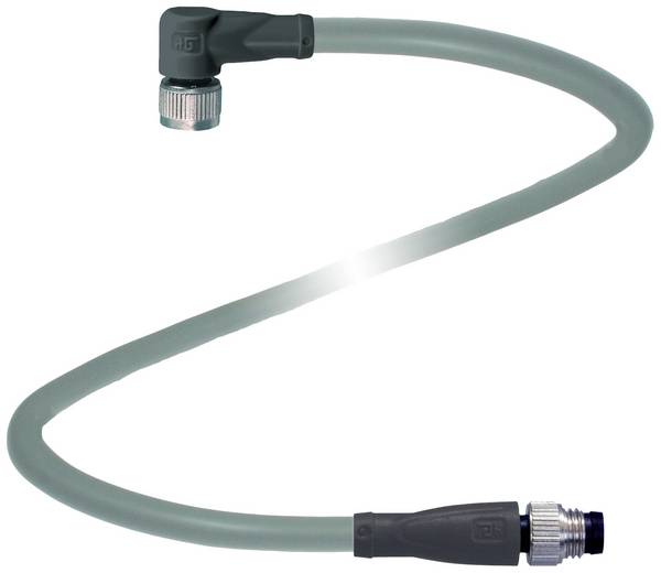Pepperl+Fuchs 241632 Sensor/ställdon-kontakt, konfektionerad M8 x 1 5 m Antal poler (RJ): 3, 3 1 st
