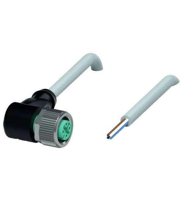 Pepperl+Fuchs 033658 Sensor/ställdon-kontakt, konfektionerad M12 x 1 50 m Antal poler (RJ): 4 1 st