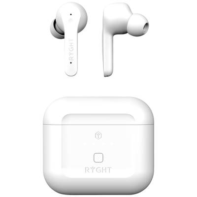 RYGHT LAEKA ANC In-ear headset Bluetooth Stereo Vit Brusreducering Headset, Laddningsfodral, Tocuh-styrning