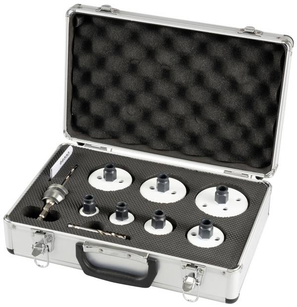 Makita E-12295 Hålsågset 9 delar 25 mm, 32 mm, 40 mm, 51 mm, 65 mm, 68 mm, 76 mm 1 set