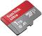 SanDisk Ultra 1 TB microSD-minneskort med A1, C10, U1 och XCI-märkning, lämplig för hög hastighet och lagringskapacitet.