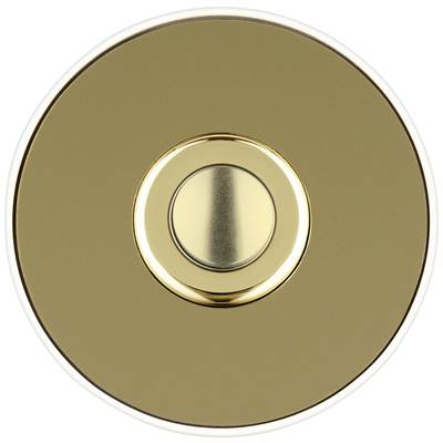 Grothe 64192 Klocka Mässing, Vit