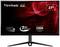 En ViewSonic 27-tums skärm med 165 Hz, 1 ms reaktionstid och böjd 1500R-skärm i svart design.