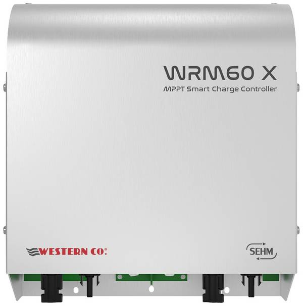 Western Co. Solarladeregler MPPT Western WRM60 X M Solenergi laddningsstyrenhet MPPT 24 V, 48 V 60 A