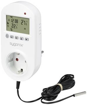 Sygonix SY-5372566  Universaltermostat Mellanplugg Veckoprogram  1 st