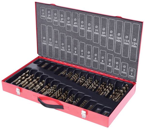 KS Tools 330.3650 3303650 HSS-G-Co 5 Metall-spiralborrset 1 mm, 1.5 mm, 2 mm, 2.5 mm, 3 mm, 3.5 mm, 4 mm, 4.5 mm, 5 mm, 5.5 mm, 6 mm, 6.5 mm, 7 mm, 7.5 mm, 8 mm, 8.5 mm, 9 mm, 9.5 mm, 10 mm, 10.5 mm, 11 mm, 11.5 mm, 12 mm, 12.5 mm, 13 mm 1 st