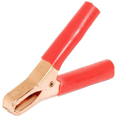 Mueller Electric BU-46C-2 Miniatyr-batteriklämma Koppar, Röd Spännvidd max.: 29 mm Längd: 74 mm 1 st