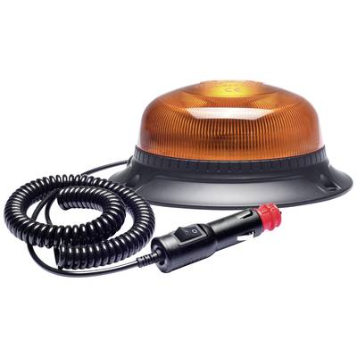 Berger & Schröter Varningsljus LED Mini RKL Magnet 20302 12 V/DC, 24 V/DC Magnetfot, Skruvmontering Orange
