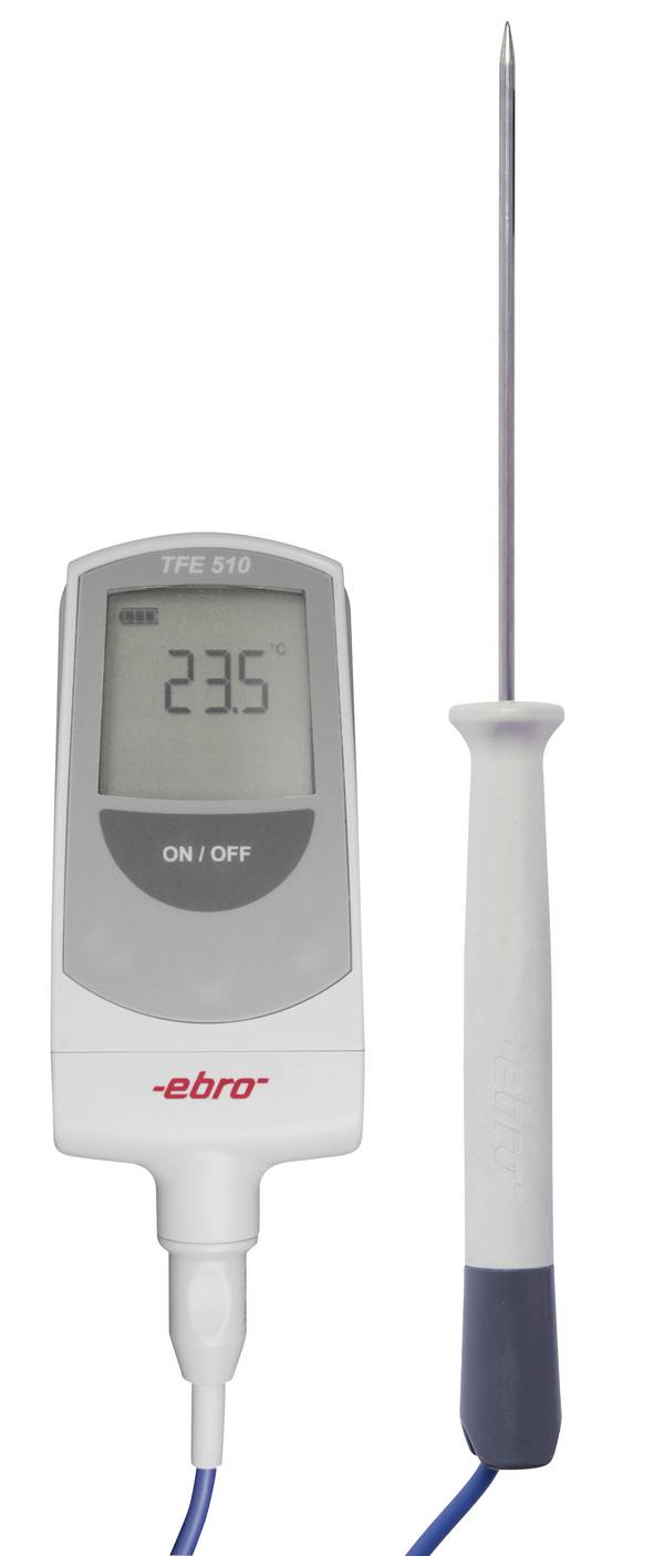 ebro TFE 510-1 + TPE 400 Temperaturmätare -50 - +300 °C Sensortyp T