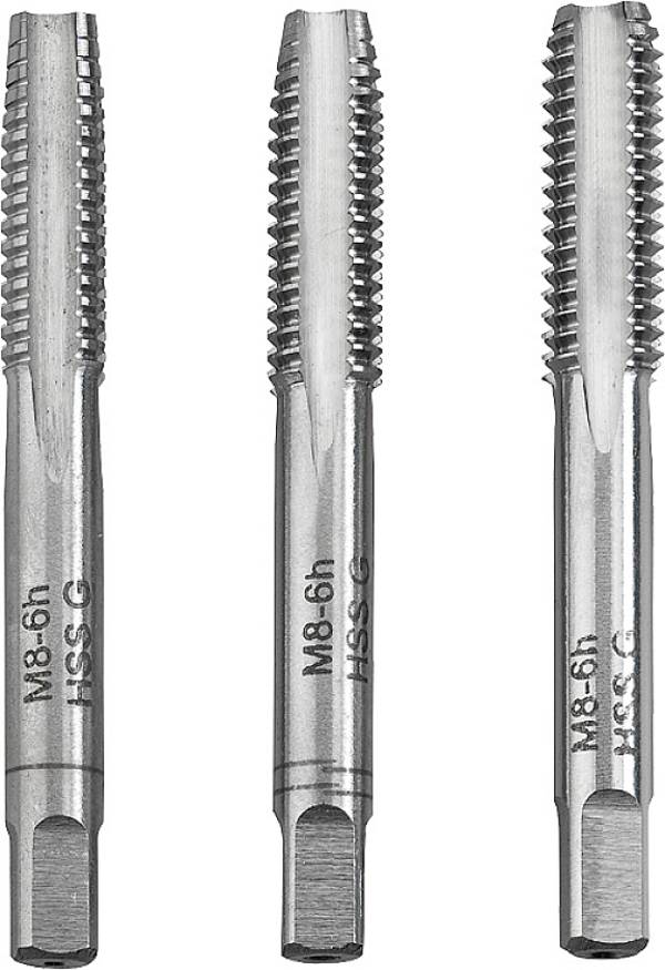 kwb 443306 Gängskärningssats 3 delar M6 1 DIN 352 HSS 3 st