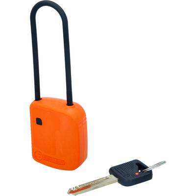 Avspärrnings-hänglås, orange, kompositmaterial, 76 mm KS Tools 117.0221