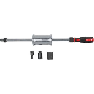 KS Tools 152.1275 M27+M17+10mm injektorer-utdragarsats med 1,5 kg slagvikt, 4-delars