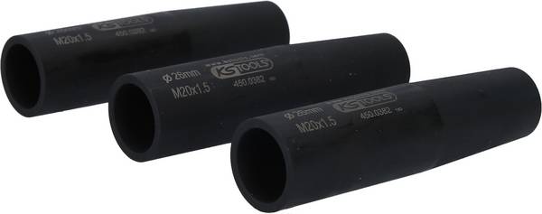 Hjulbultar-centrering- och skyddshylsor-sats, M20x1,5, Ø26,0 mm, 2-delars  KS Tools  450.0375
