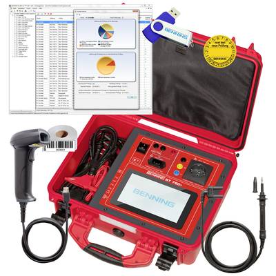 Benning BENNING ST 760+ Set Apparattestare set Kalibrerad (ISO) VDE-norm 0701-0702, 0751, 0544