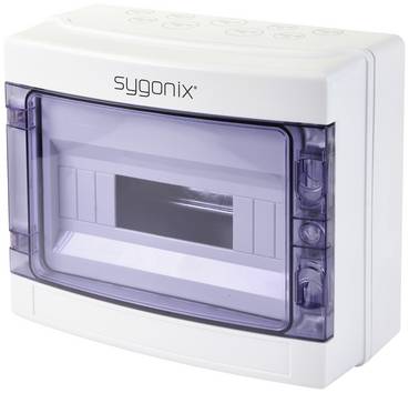 Sygonix  SY-5491854    Normkapsling  Ytmontering  Moduler totalt = 12  Antal serier = 1  Innehåll 1 st