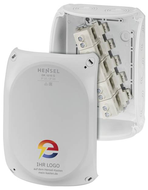 Hensel 62000311 Avgreningsbox med skruvklämmor, Halogenfri (L x B) 210 mm x 155 mm 1 st