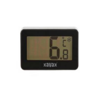 Ett digitalt termometer visar '6,8°C'.
