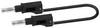 Electro PJP 2217/600V-CD1-200N Mätledning Banankontakt Banankontakt 2.00 m Svart 1 st