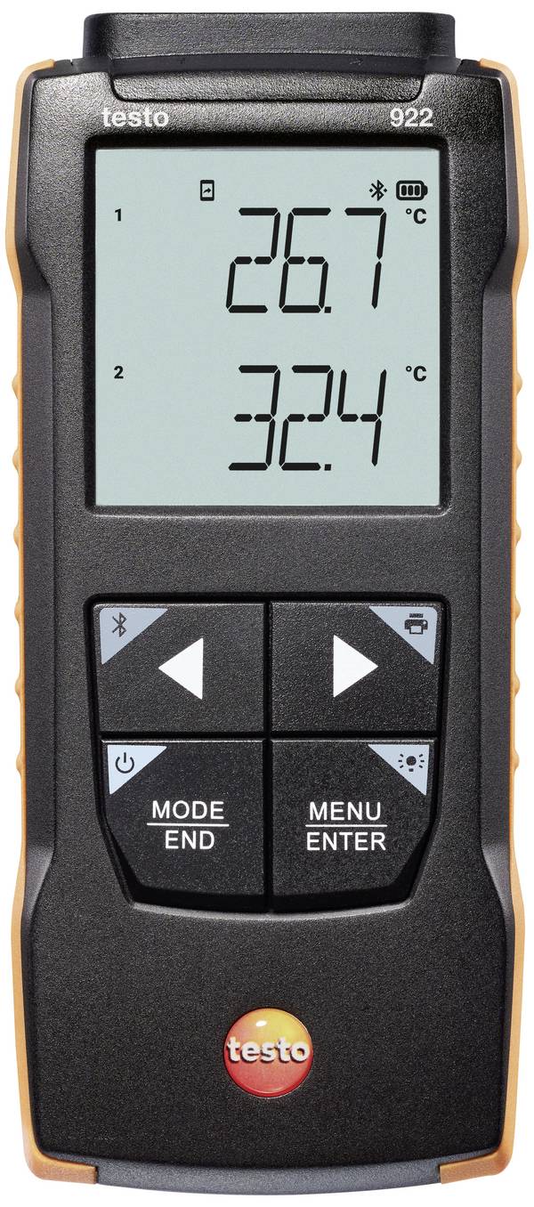 testo 922 Temperaturmätare -50 - +1000 °C Sensortyp K