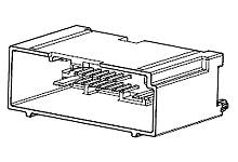 Molex Sockelhuskabel Antal serier: 2 Antal positioner per rad: 2 307004240 1 st Tray