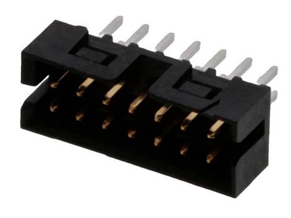 Molex 878311411 Stiftlist med låsning Rastermått: 2.00 mm Totalt antal poler: 14 Antal serier: 2 1 st Tube