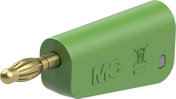 Stäubli LQ-4A-39 Laboratorie kontaktdon Kontakt Stift-Ø: 4 mm Grön 1 st