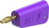 Stäubli LQ-4A-39 Laboratorie kontaktdon Kontakt Stift-Ø: 4 mm Violett 1 st