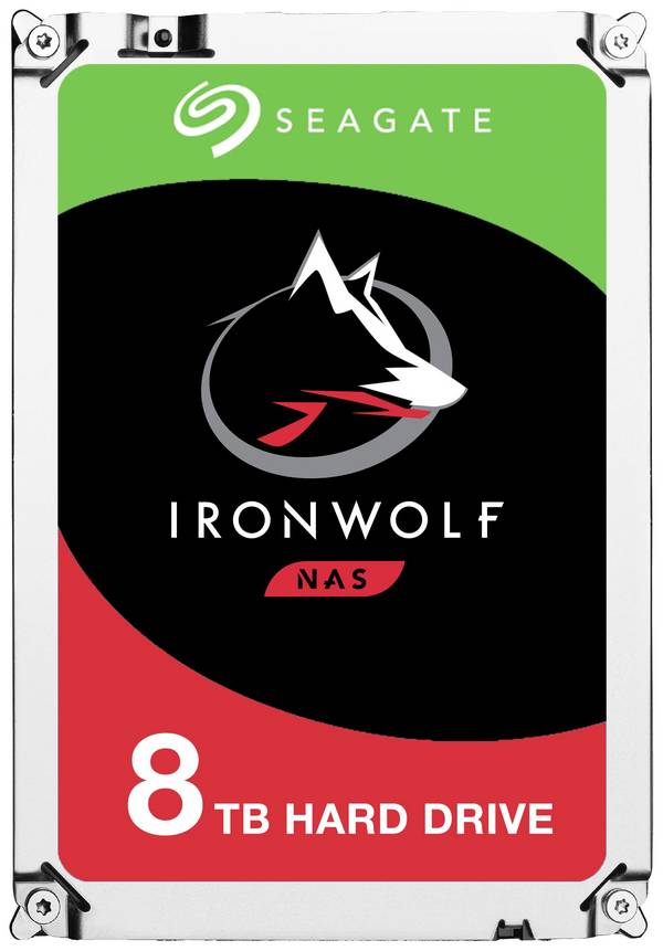Seagate IronWolf™ 8 TB Hårddisk 3.5" SATA III ST8000VN002 Bulk