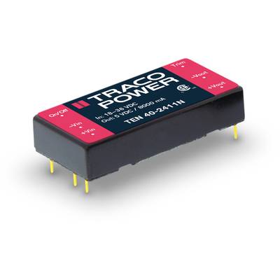TracoPower DC/DC-omvandlare kretskort 12 V/DC 5 V/DC 8 A 40 W Antal utgångar: 1 x Innehåll 10 st