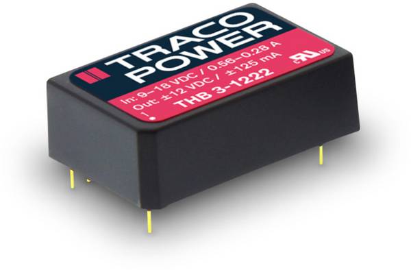 TracoPower  THB 3-4815  DC/DC-omvandlare kretskort  12 V/DC  24 V/DC  125 mA  3 W  Antal utgångar: 1 x  Innehåll 1 st