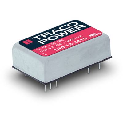 TracoPower DC/DC-omvandlare kretskort 48 V/DC 3.3 V/DC 3.5 A 12 W Antal utgångar: 1 x Innehåll 10 st
