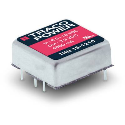 TracoPower DC/DC-omvandlare kretskort 12 V/DC 12 V/DC 1.3 A 15 W Antal utgångar: 1 x Innehåll 10 st