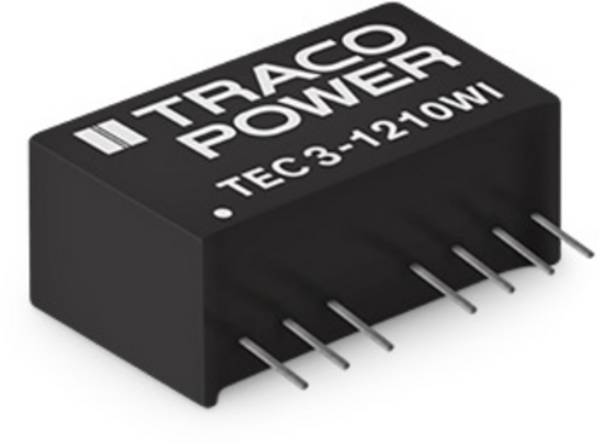 TracoPower TEC 3-1215WI DC/DC-omvandlare kretskort 12 V/DC 125 mA 3 W Antal utgångar: 1 x Innehåll 1 st